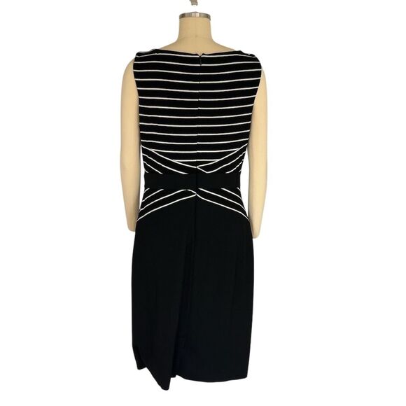 White House Black Market Women's Striped Sleeveless Dress Size 12 - Picture 7 of 7